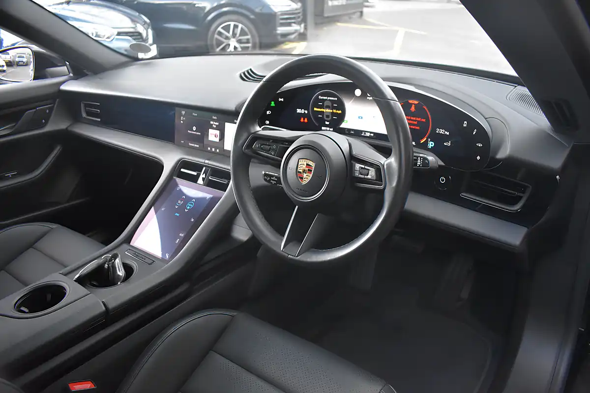 Used 2023 Porsche Taycan Performance Plus Jet Black - Interior and Exterior details 8