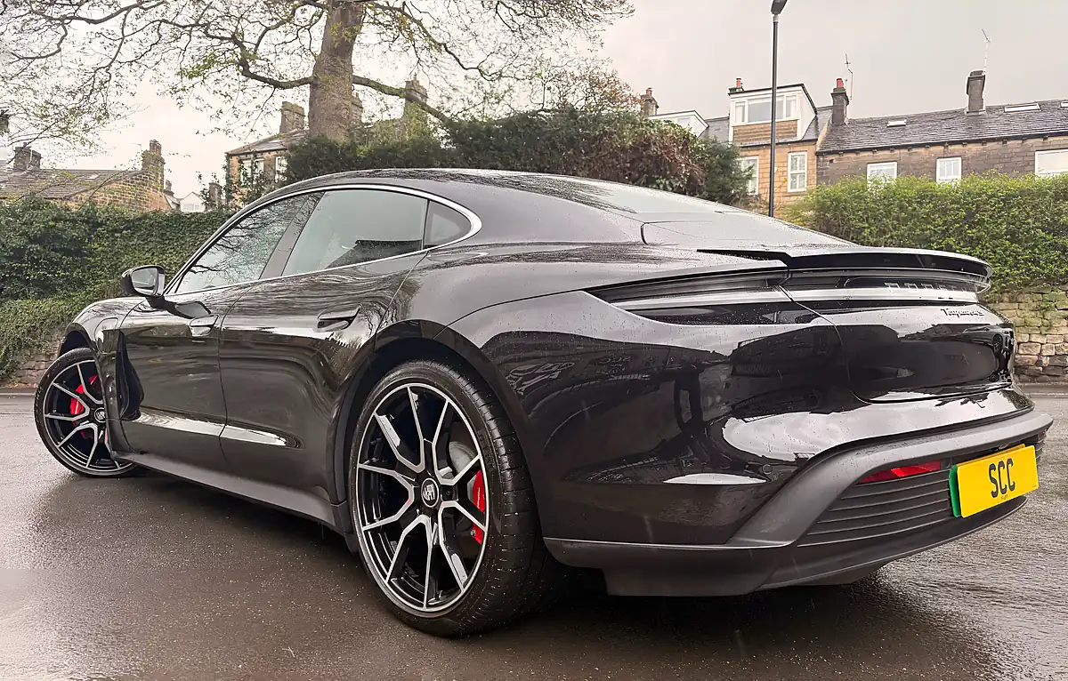 Used 2023 Porsche Taycan Performance Plus Jet Black Metallic - Interior and Exterior details 10