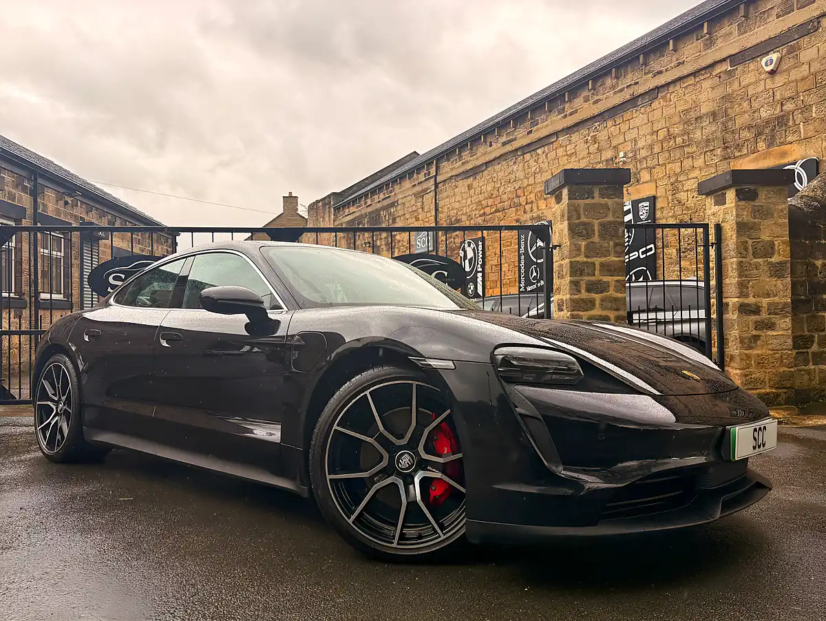 Used 2023 Porsche Taycan Performance Plus Jet Black Metallic - Interior and Exterior details 13