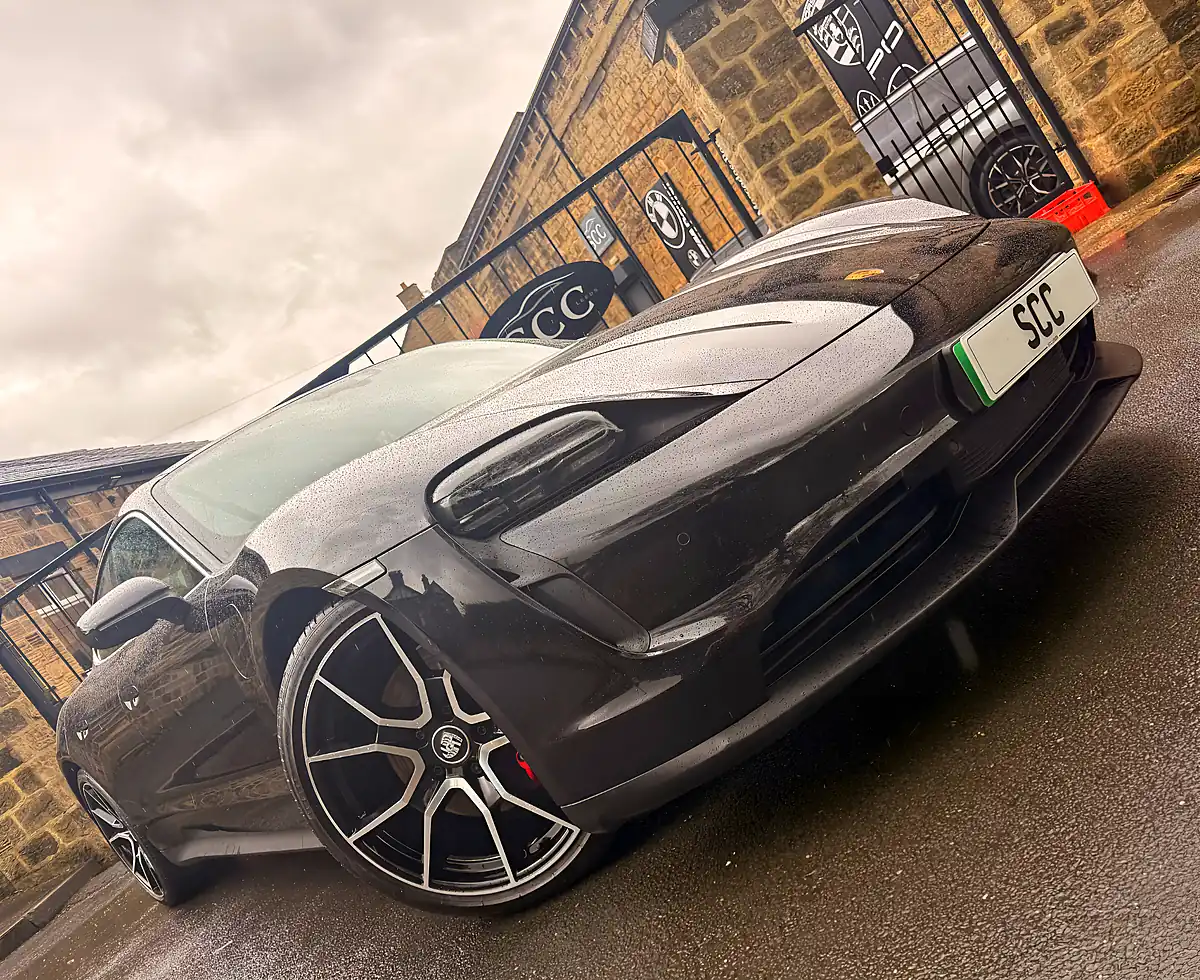 Used 2023 Porsche Taycan Performance Plus Jet Black Metallic - Interior and Exterior details 3