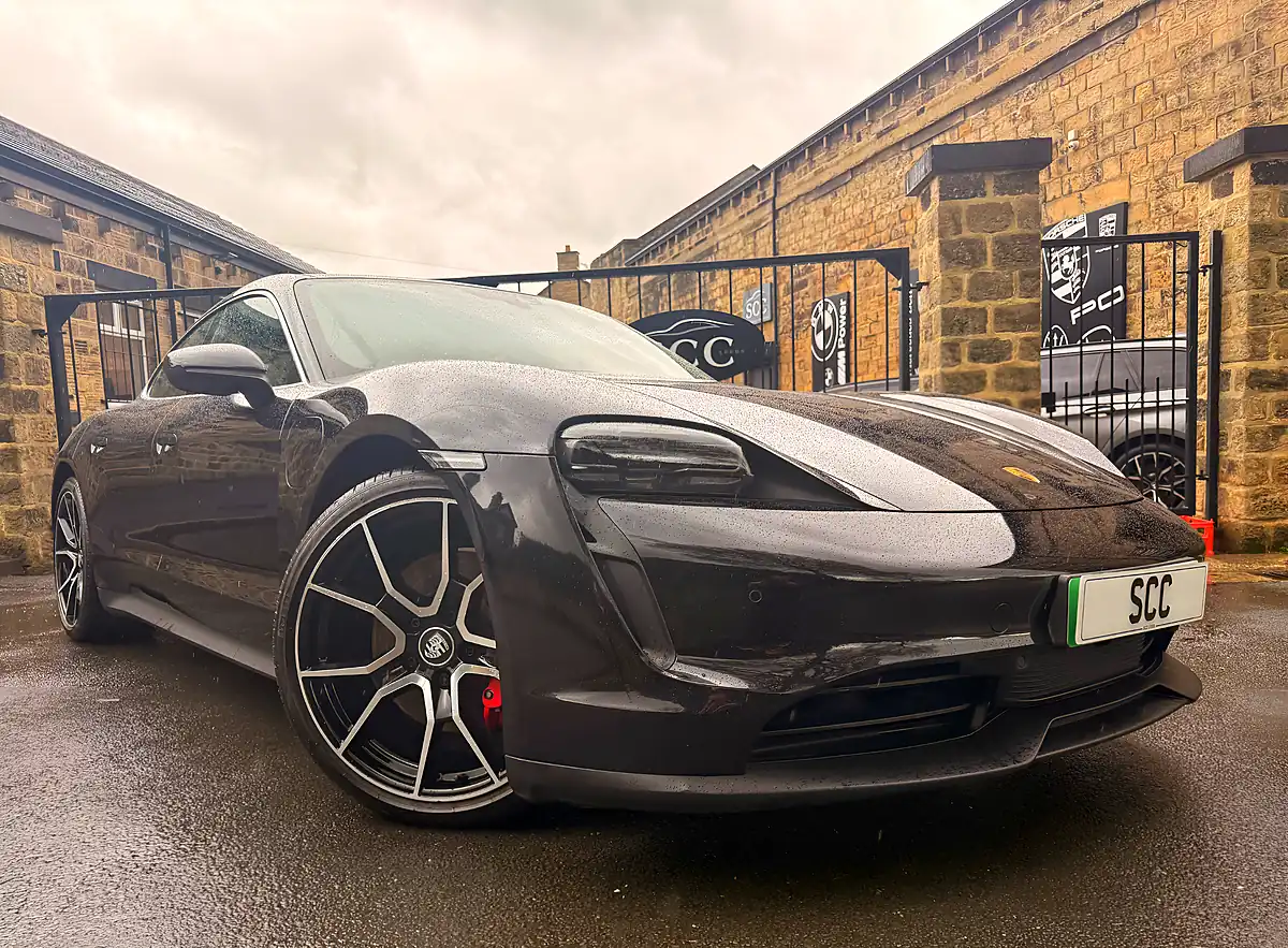 Used 2023 Porsche Taycan Performance Plus Jet Black Metallic - Interior and Exterior details 4