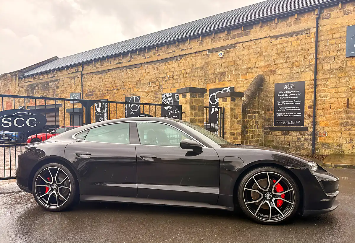 Used 2023 Porsche Taycan Performance Plus Jet Black Metallic - Interior and Exterior details 5