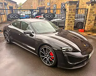 Used 2023 Porsche Taycan Performance Plus Jet Black Metallic - Interior and Exterior details 6