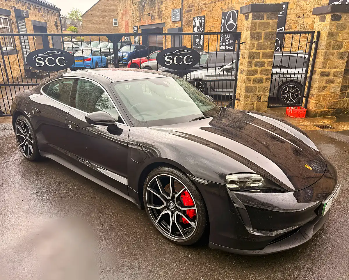 Used 2023 Porsche Taycan Performance Plus Jet Black Metallic - Interior and Exterior details 6