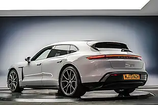 Used 2023 Porsche Taycan Performance Plus Sport Turismo Ice Grey Premium Metallic - Interior and Exterior details 10