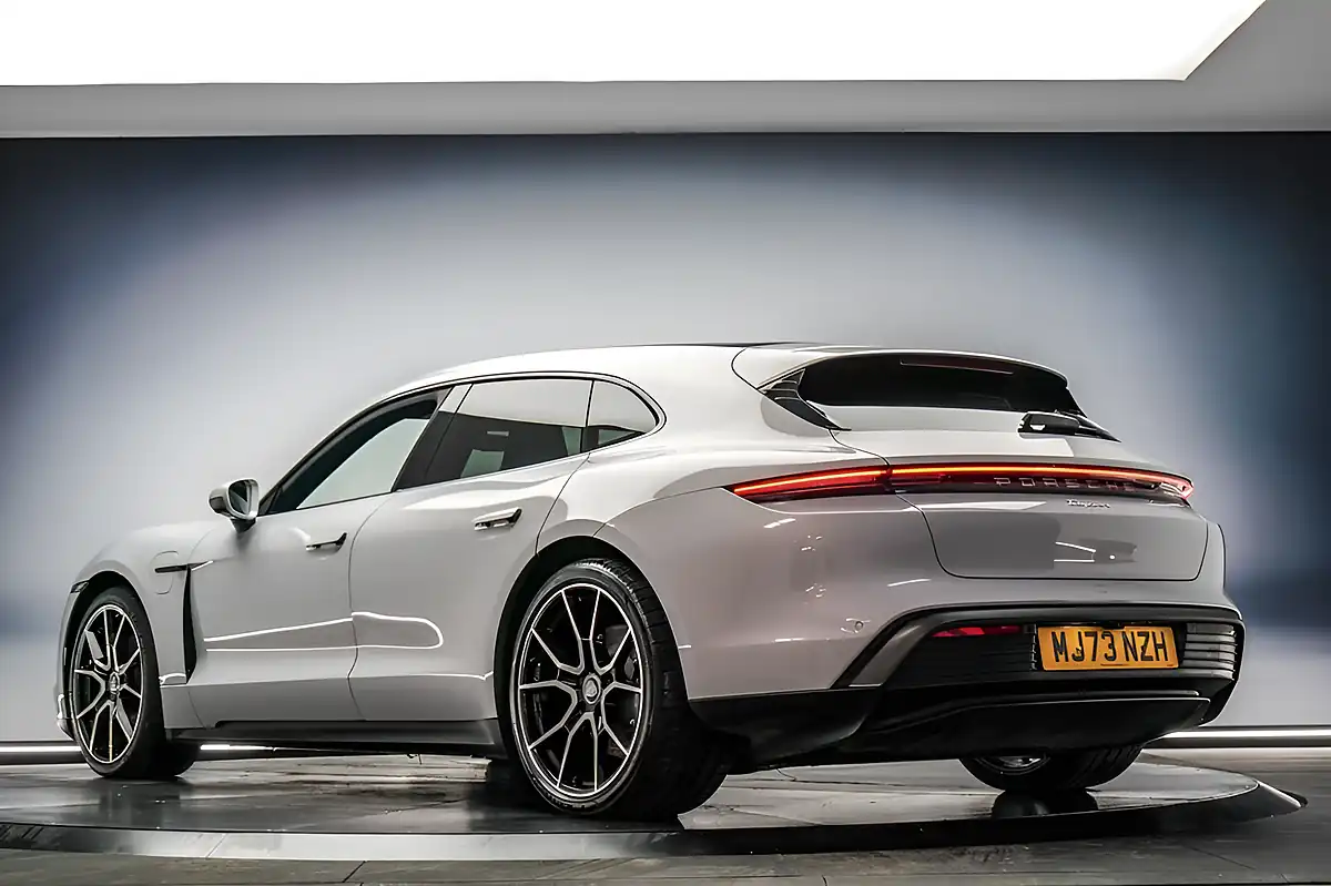 Used 2023 Porsche Taycan Performance Plus Sport Turismo Ice Grey Premium Metallic - Interior and Exterior details 10