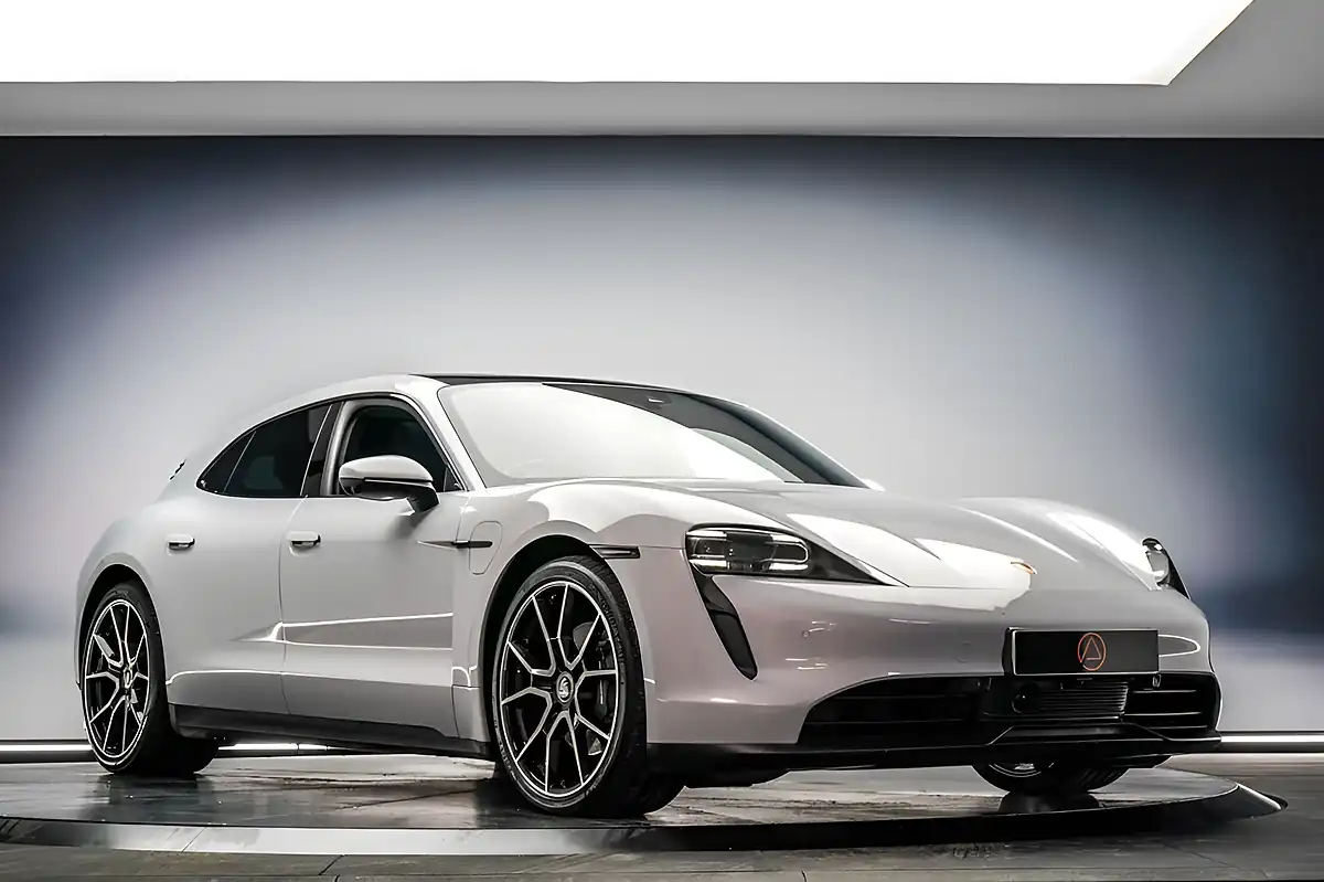 Used 2023 Porsche Taycan Performance Plus Sport Turismo Ice Grey Premium Metallic - Interior and Exterior details 7