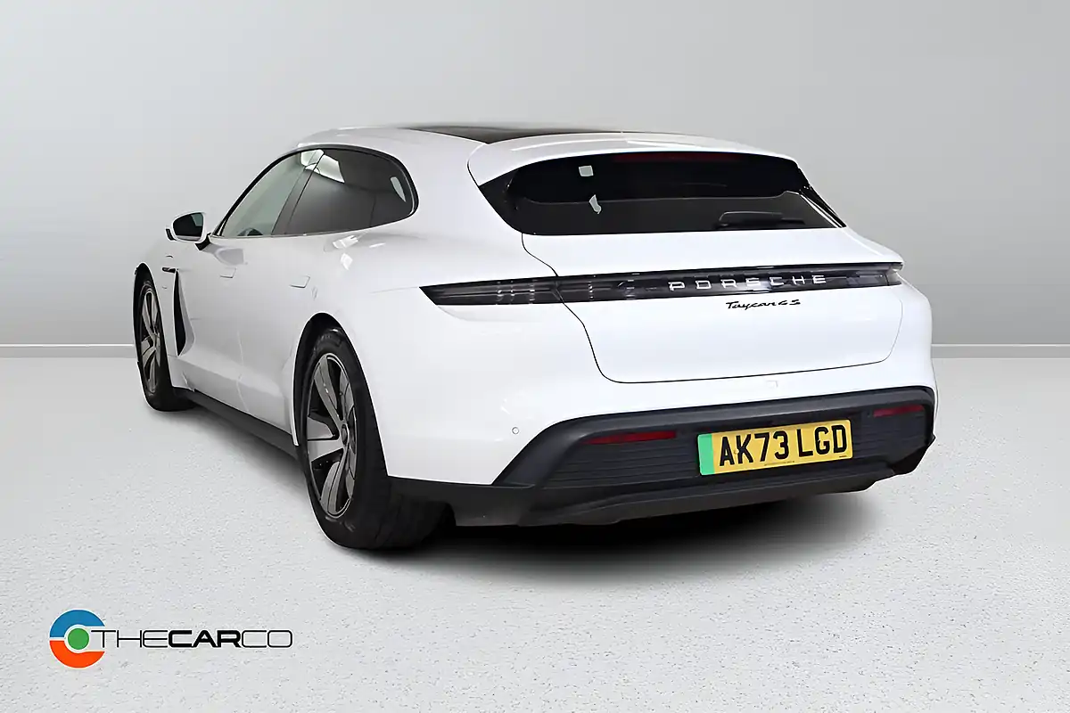 Used 2023 Porsche Taycan Performance Plus Sport Turismo White - Interior and Exterior details 9