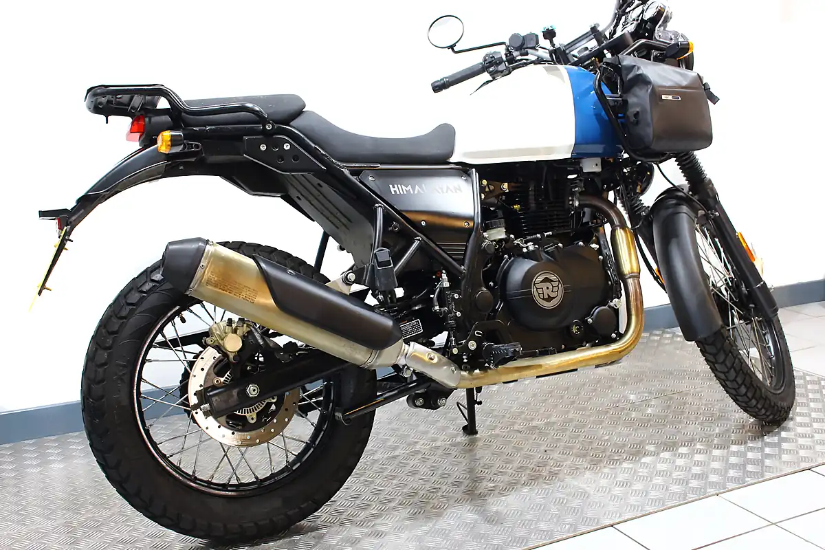 Used 2023 Royal Enfield Himalayan Blue and White - Interior and Exterior details 3
