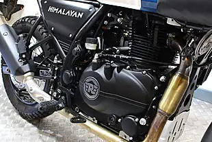 Used 2023 Royal Enfield Himalayan Blue and White - Interior and Exterior details 6