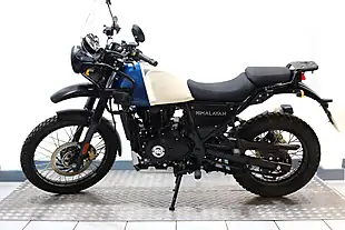 Used 2023 Royal Enfield Himalayan Blue and White - Interior and Exterior details 9