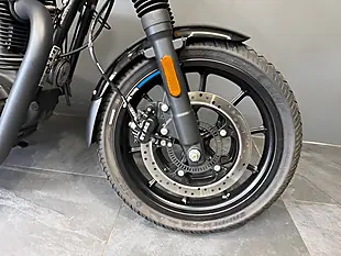 Used 2023 Royal Enfield Hntr 350 Blue and White - Interior and Exterior details 4