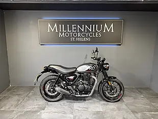 Used 2023 Royal Enfield Hntr 350 Grey and Black - Interior and Exterior details 13