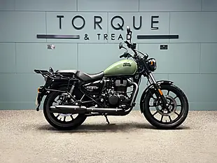 Used 2023 Royal Enfield Meteor 350 Fireball Green - Interior and Exterior details 2