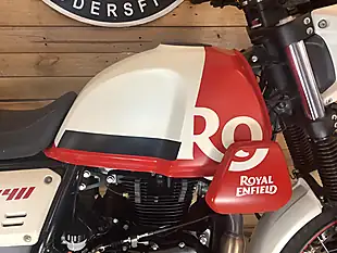 Used 2023 Royal Enfield Scram 411 White - Interior and Exterior details 12
