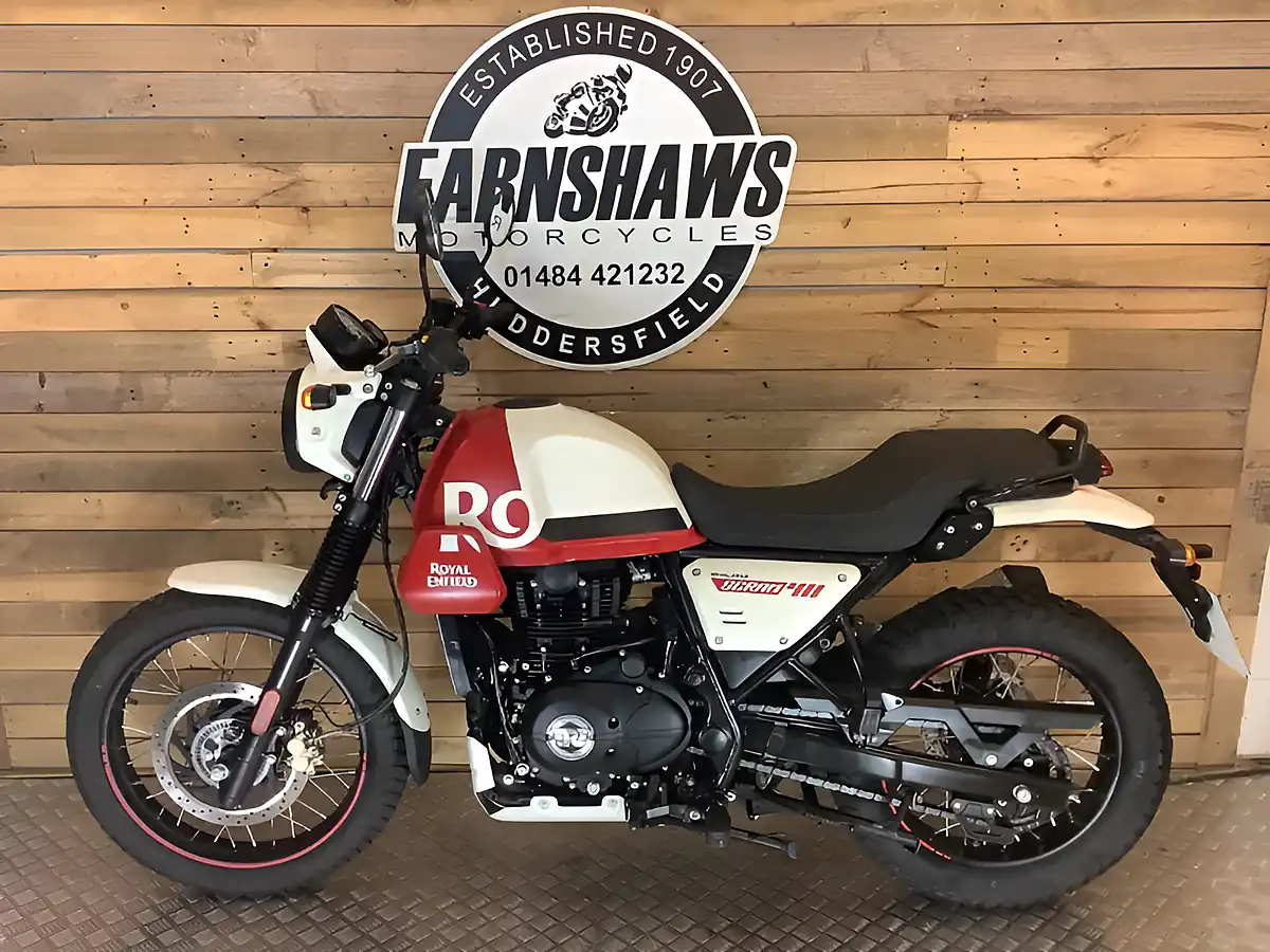 Used 2023 Royal Enfield Scram 411 White - Interior and Exterior details 2