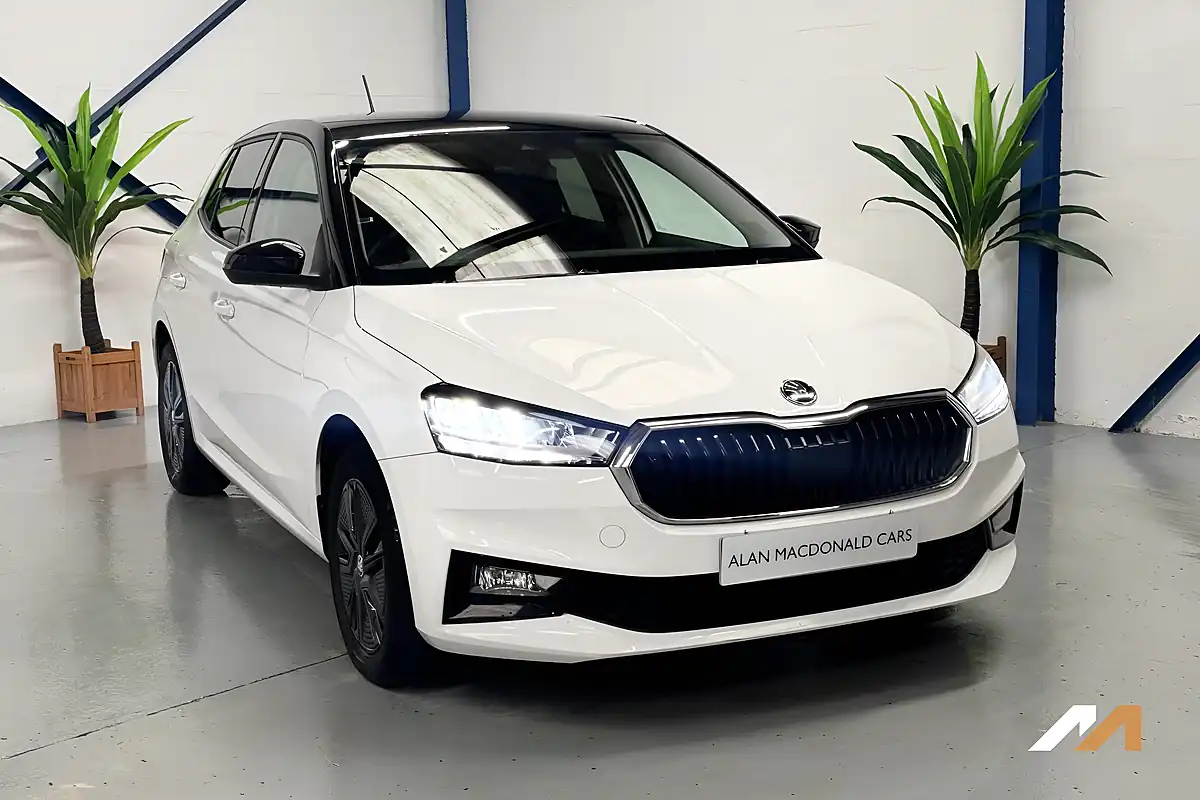 Used 2023 Skoda Fabia Colour Edition White - Front View