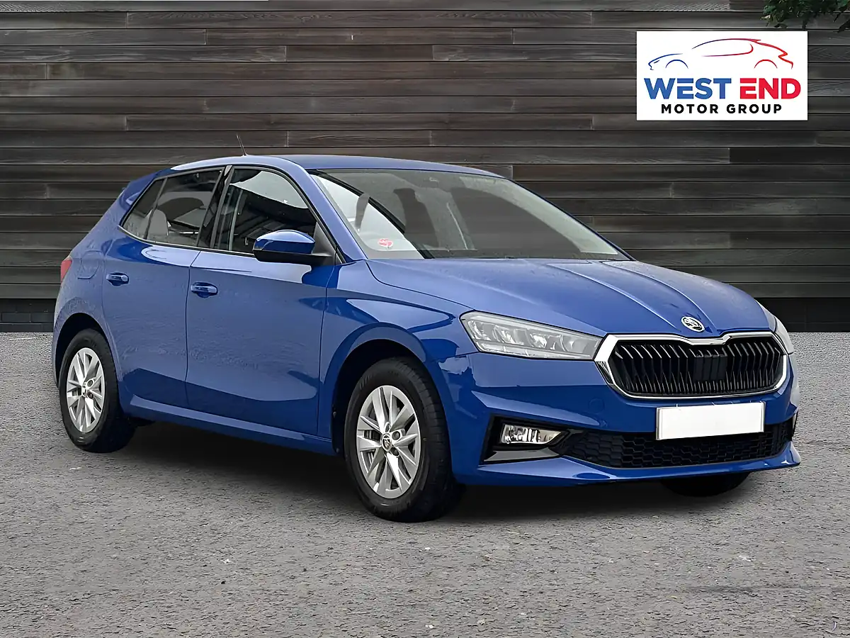 Used 2023 Skoda Fabia Se Comfort Blue - Front View