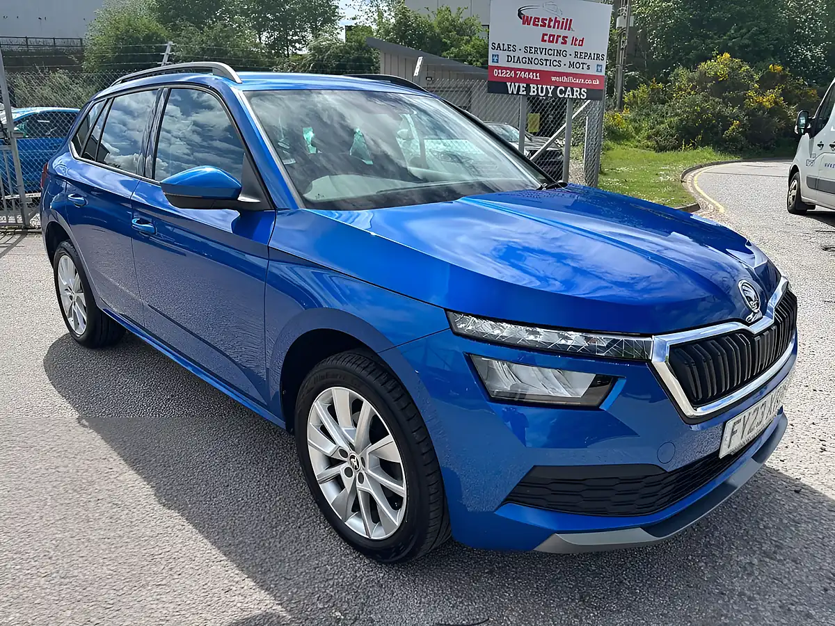 Used 2023 Skoda Kamiq Se Drive Blue - Interior and Exterior details 4