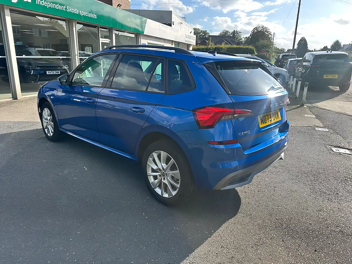 Used 2023 Skoda Kamiq Se Drive Blue - Interior and Exterior details 5