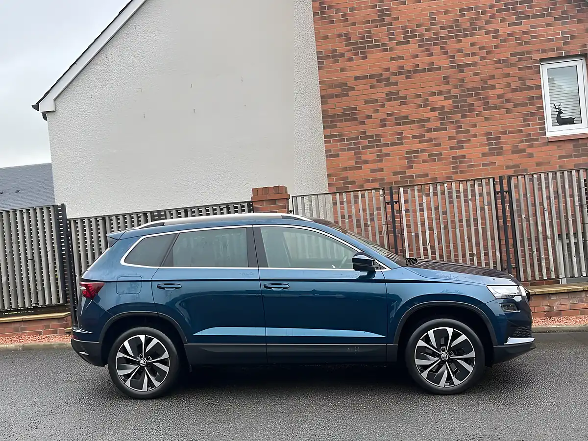 Used 2023 Skoda Karoq Se L Blue - Interior and Exterior details 2