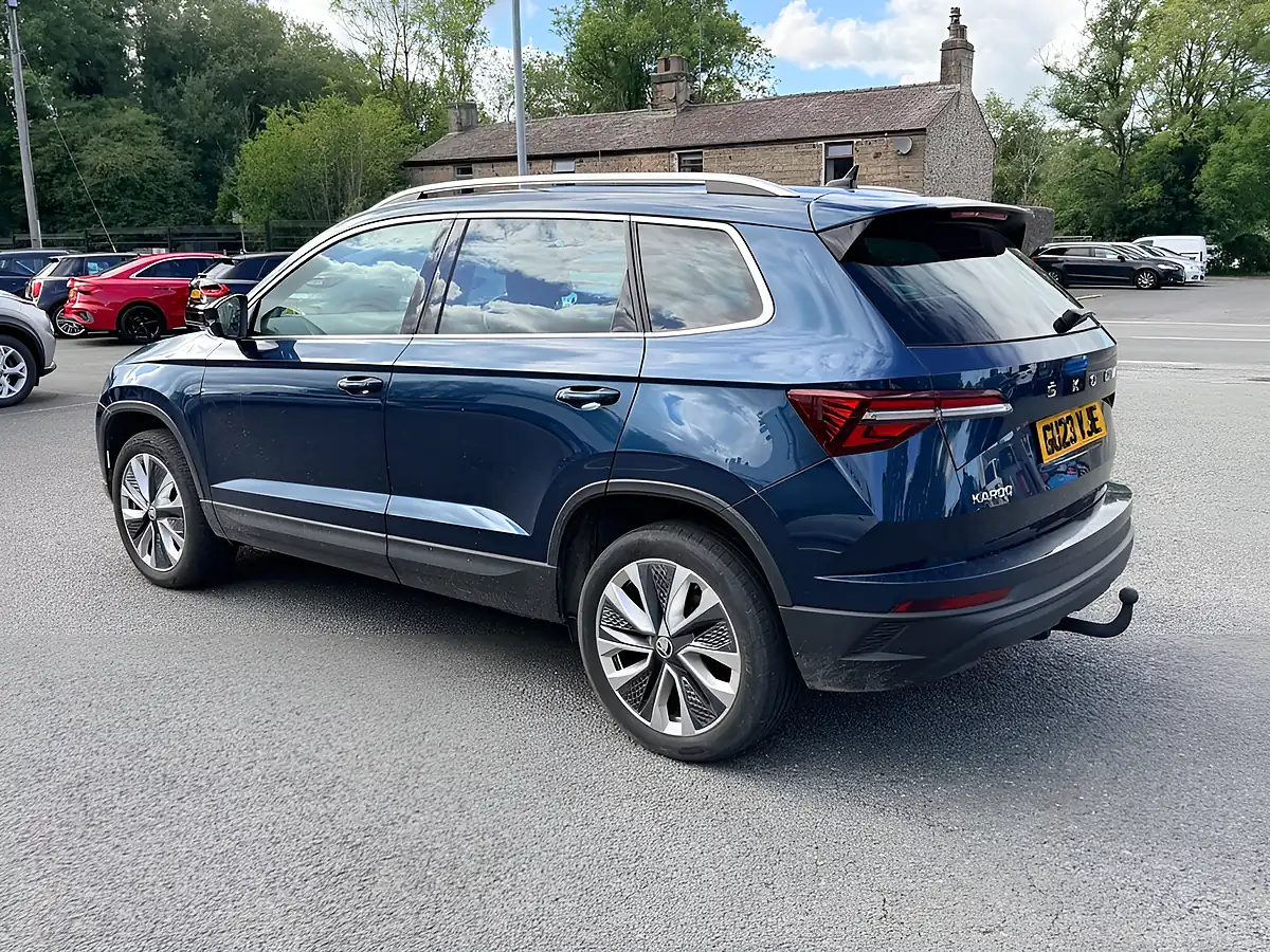 Used 2023 Skoda Karoq Se L Petrol Blue - Interior and Exterior details 14