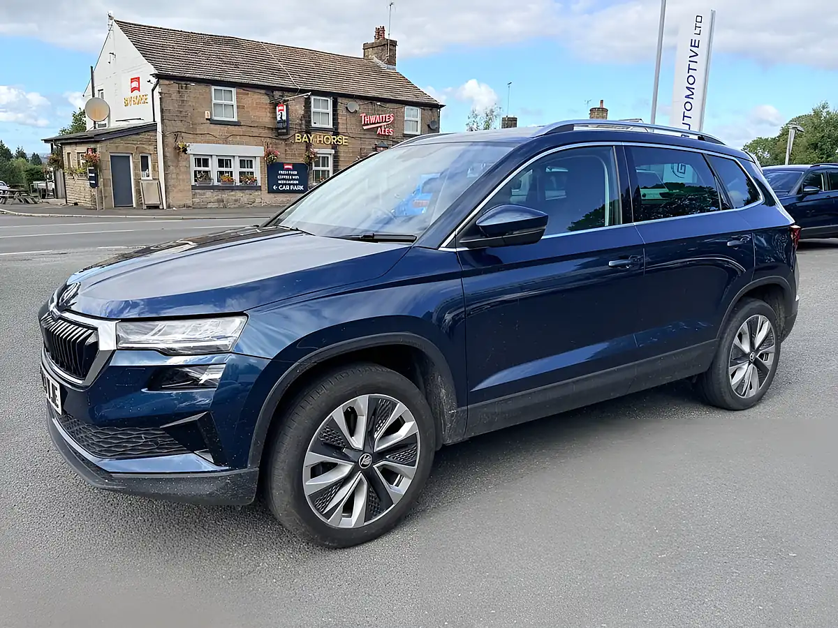 Used 2023 Skoda Karoq Se L Petrol Blue - Interior and Exterior details 8
