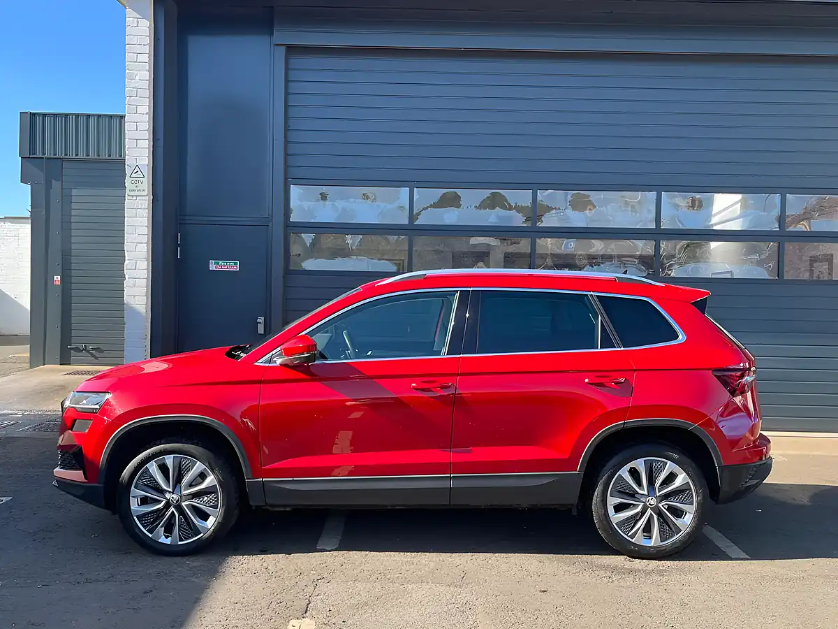 Used 2023 Skoda Karoq Se L Red - Interior and Exterior details 2