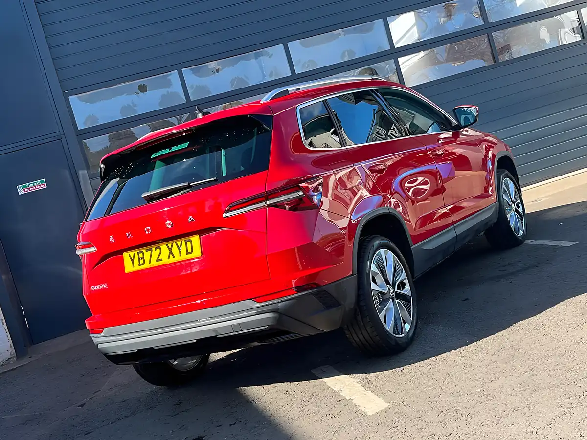Used 2023 Skoda Karoq Se L Red - Interior and Exterior details 3
