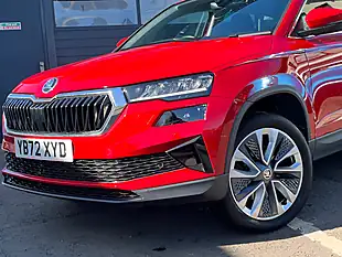 Used 2023 Skoda Karoq Se L Red - Interior and Exterior details 5