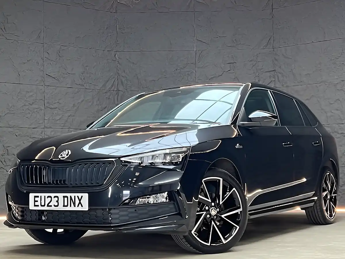 Used 2023 Skoda Scala Monte Carlo Black - Front View