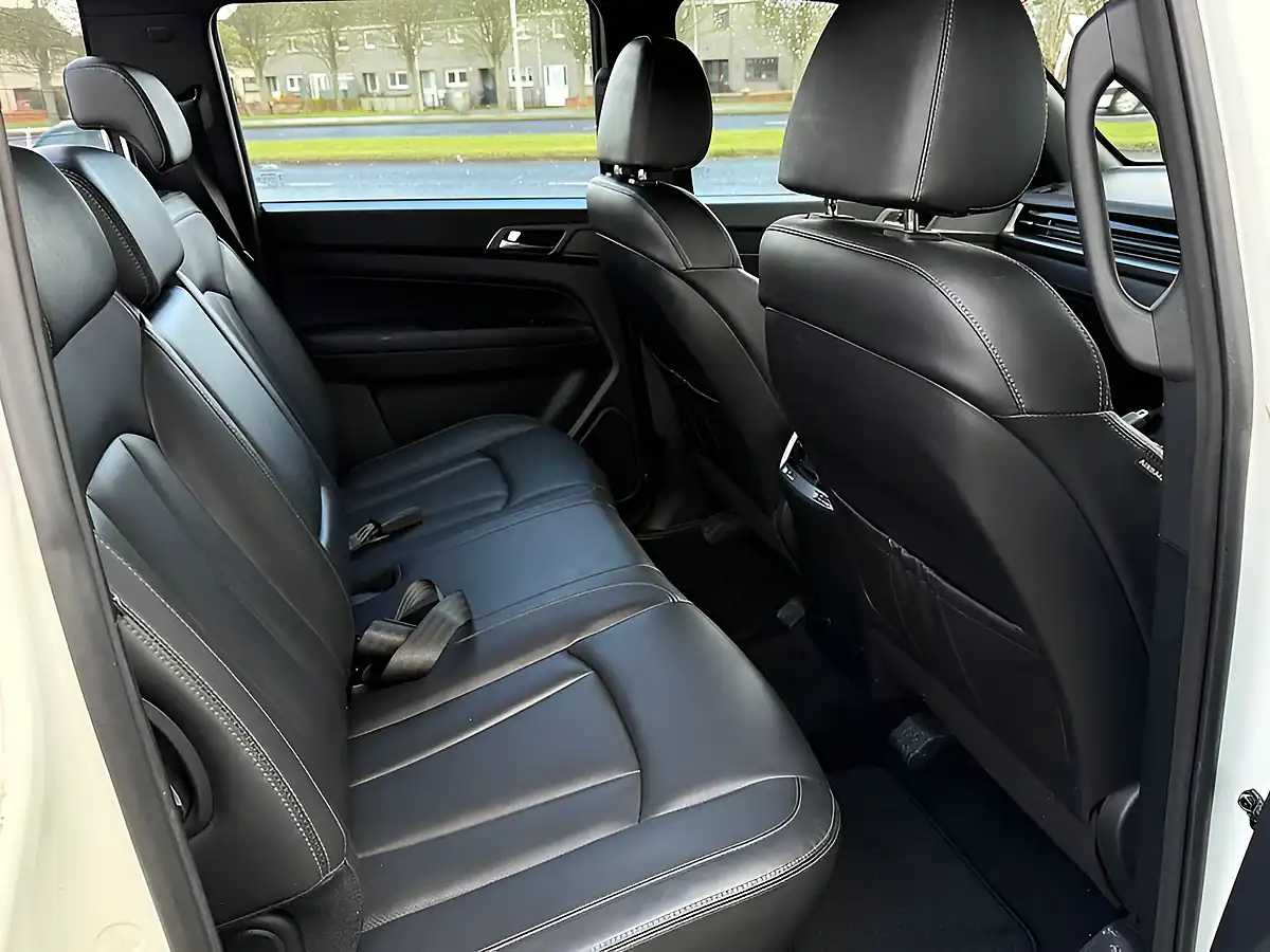 Used 2023 Ssangyong Musso Rebel Pickup Double Cab White - Interior and Exterior details 13