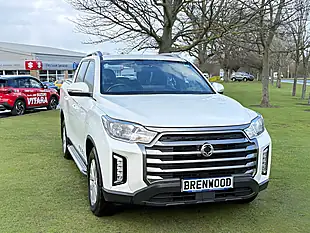 Used 2023 Ssangyong Musso Rebel Pickup Double Cab White - Interior and Exterior details 2