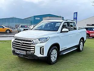 Used 2023 Ssangyong Musso Rebel Pickup Double Cab White - Interior and Exterior details 4