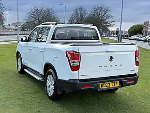 Used 2023 Ssangyong Musso Rebel Pickup Double Cab White - Interior and Exterior details 5