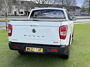 Used 2023 Ssangyong Musso Rebel Pickup Double Cab White - Interior and Exterior details 6