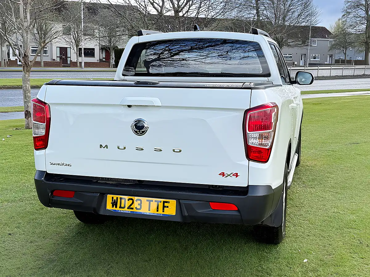 Used 2023 Ssangyong Musso Rebel Pickup Double Cab White - Interior and Exterior details 6
