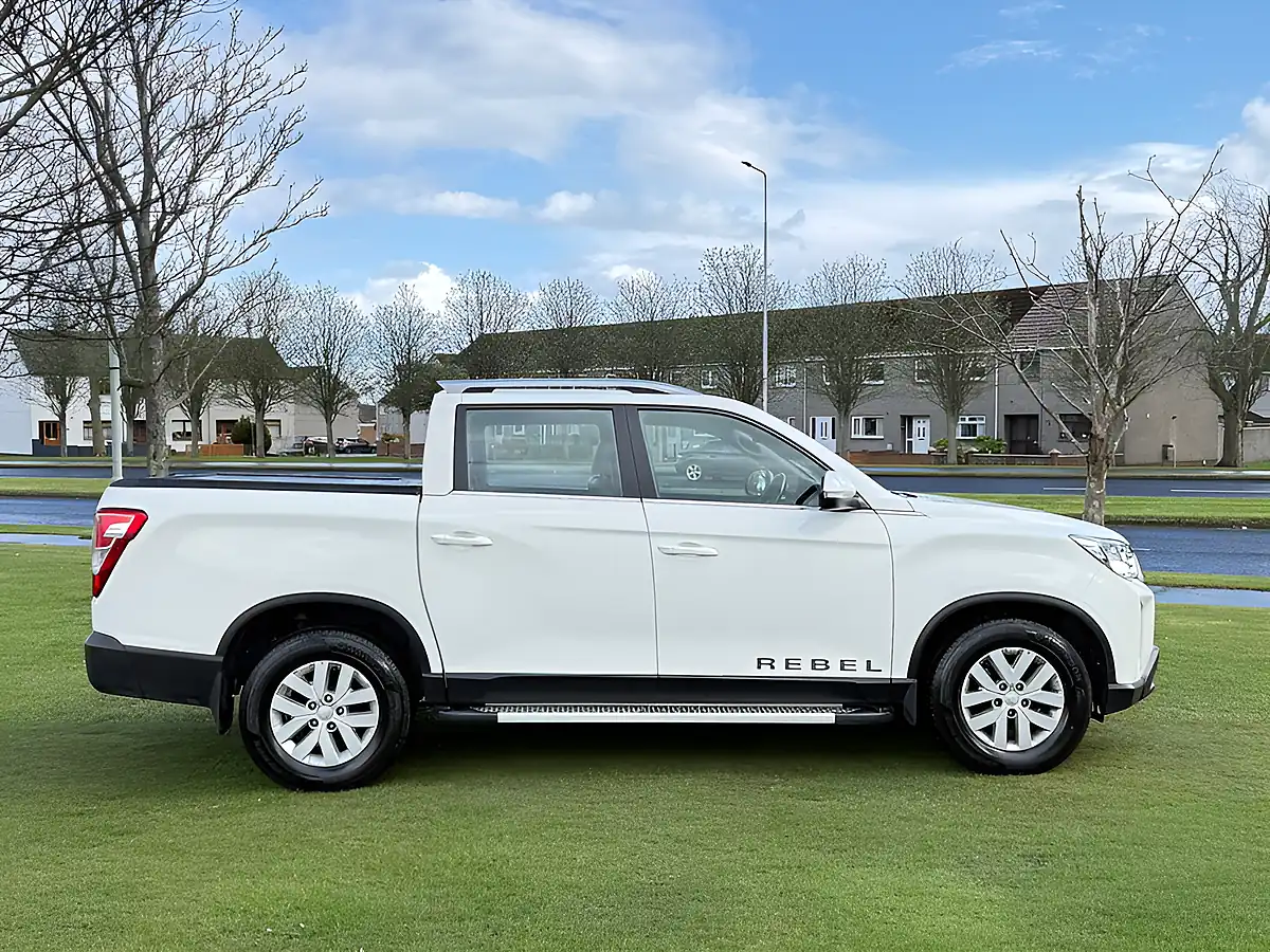 Used 2023 Ssangyong Musso Rebel Pickup Double Cab White - Interior and Exterior details 7