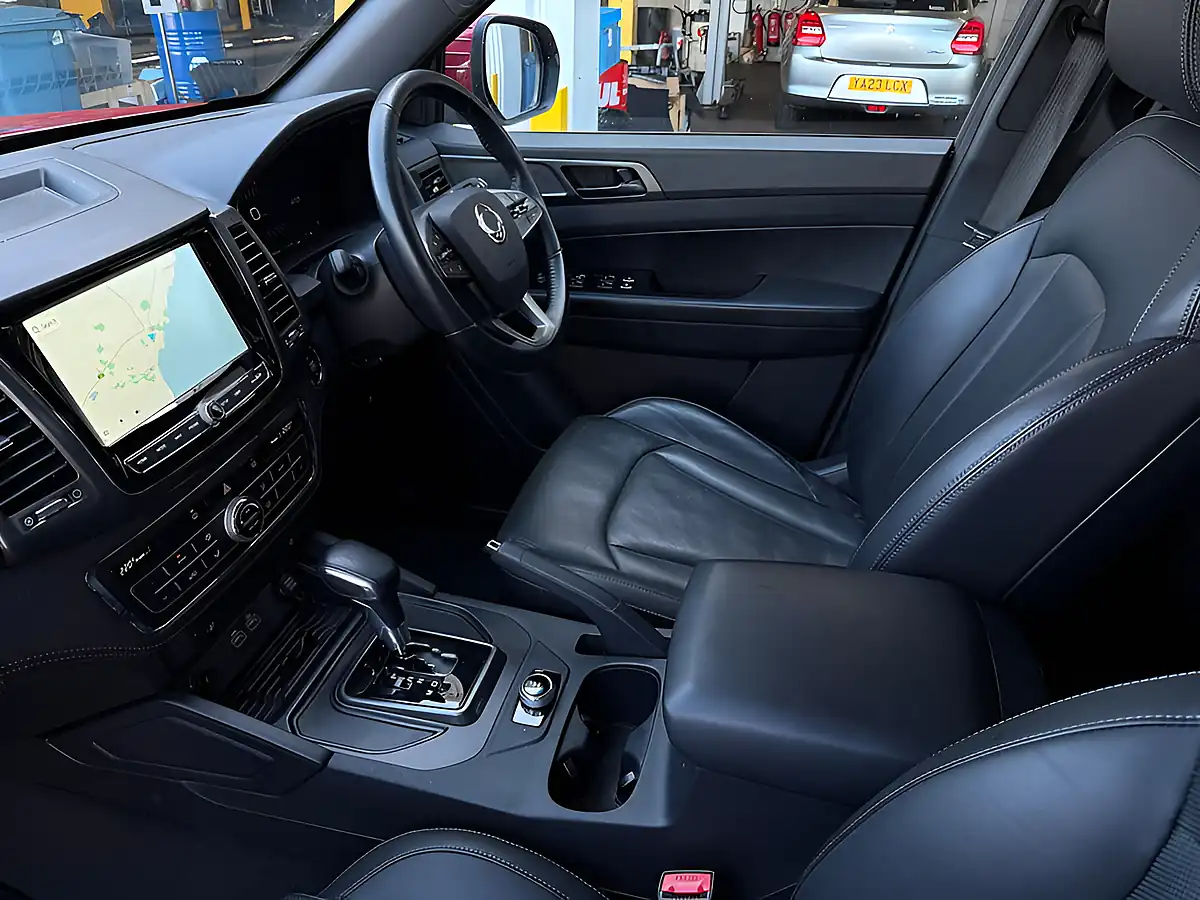 Used 2023 Ssangyong Musso Rhino Pickup Double Cab Red - Interior and Exterior details 16