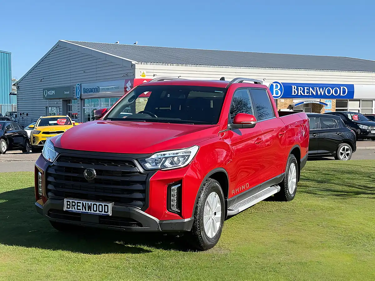 Used 2023 Ssangyong Musso Rhino Pickup Double Cab Red - Interior and Exterior details 4