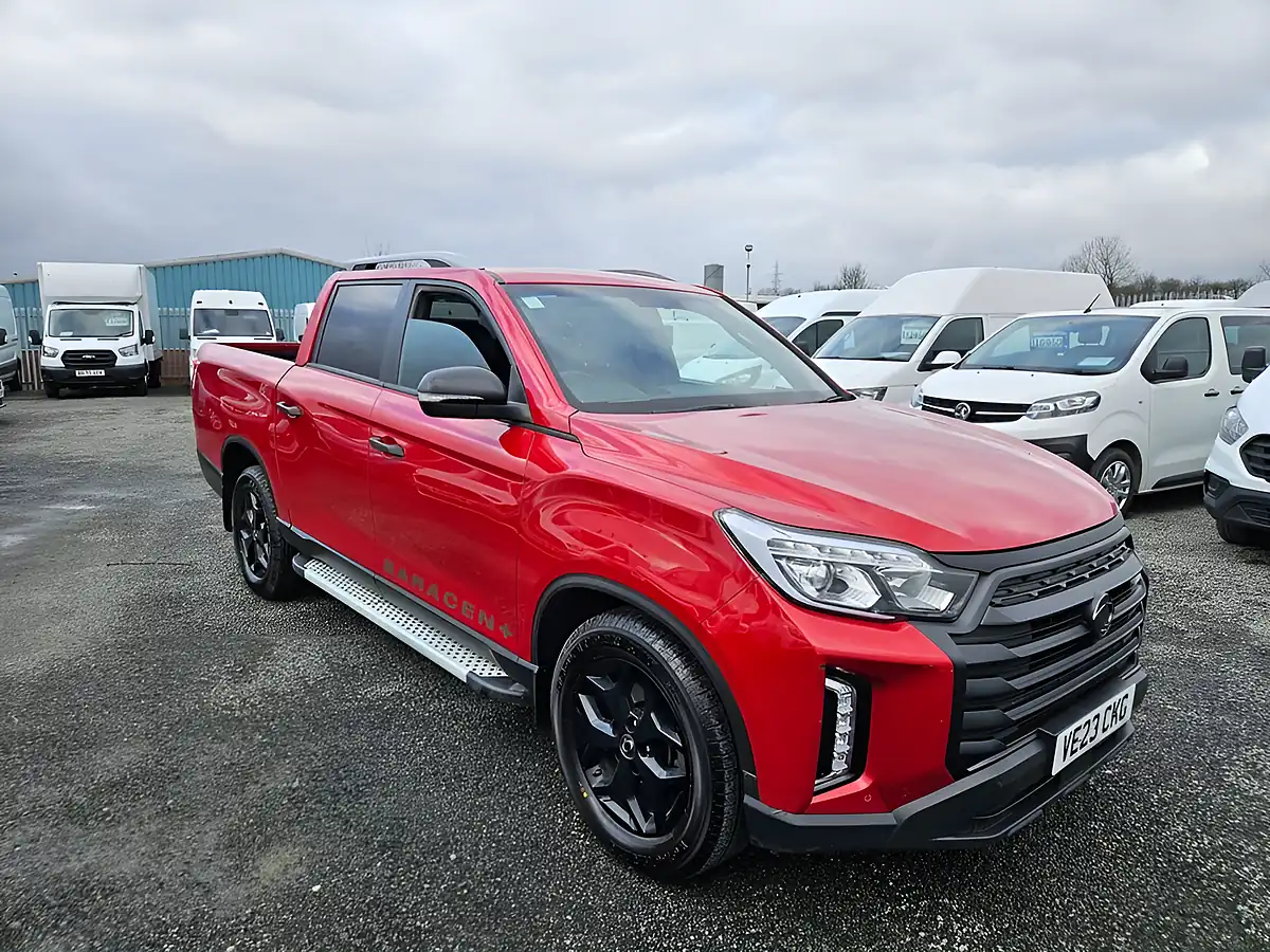 Used 2023 Ssangyong Musso Saracen Auto Red - Front View