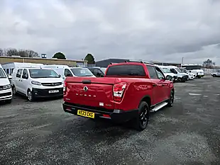 Used 2023 Ssangyong Musso Saracen Auto Red - Interior and Exterior details 8