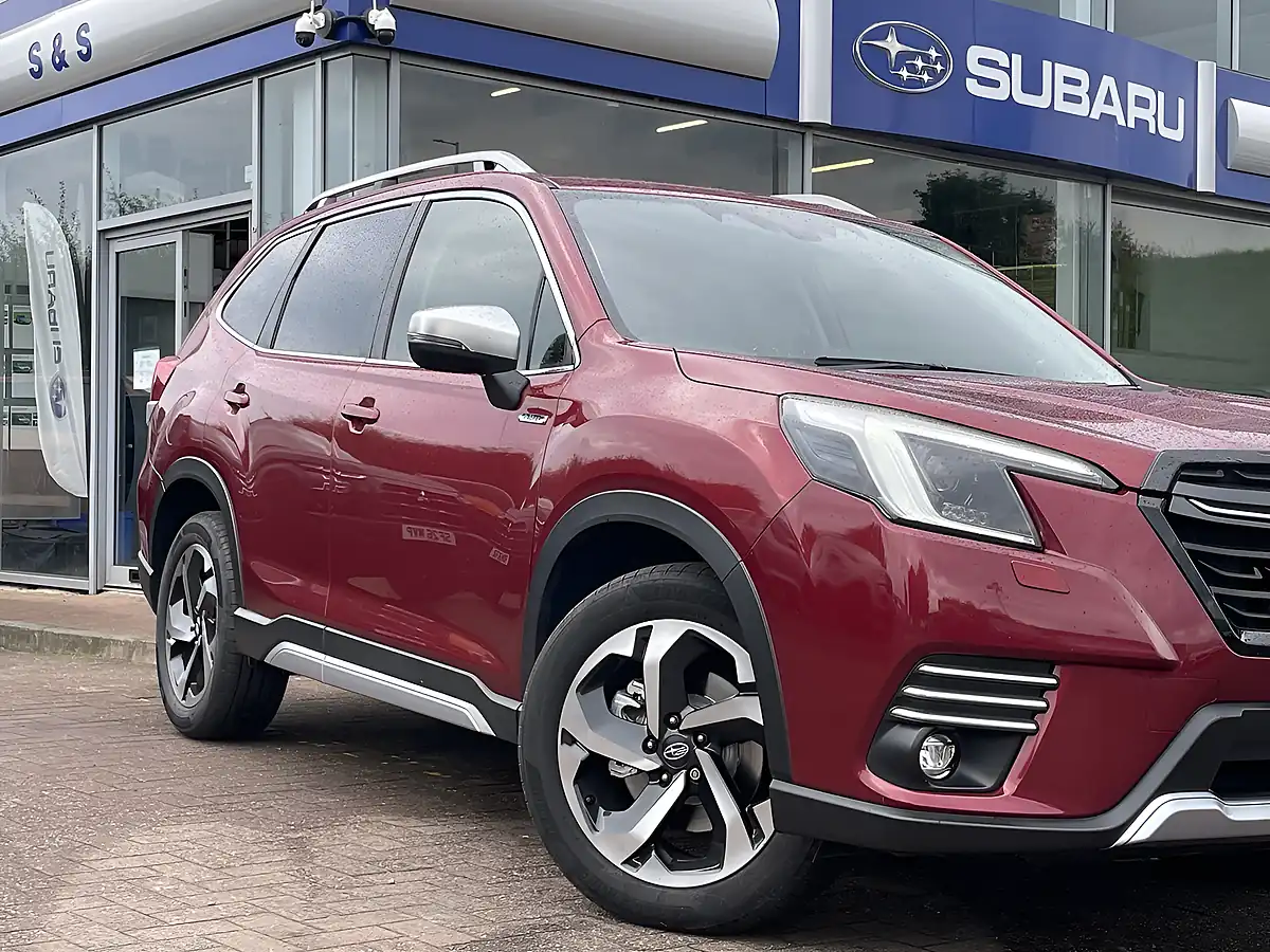 Used 2023 Subaru Forester Xe Premium Red - Interior and Exterior details 2