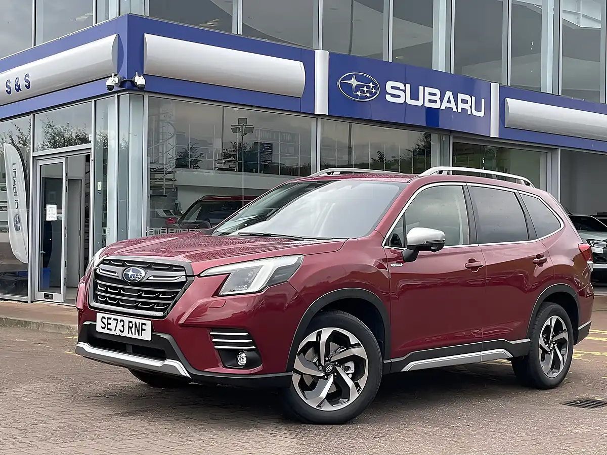 Used 2023 Subaru Forester Xe Premium Red - Interior and Exterior details 8