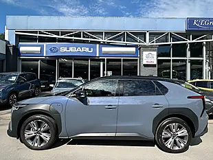Used 2023 Subaru Solterra Touring Harbor Mist Grey - Interior and Exterior details 2