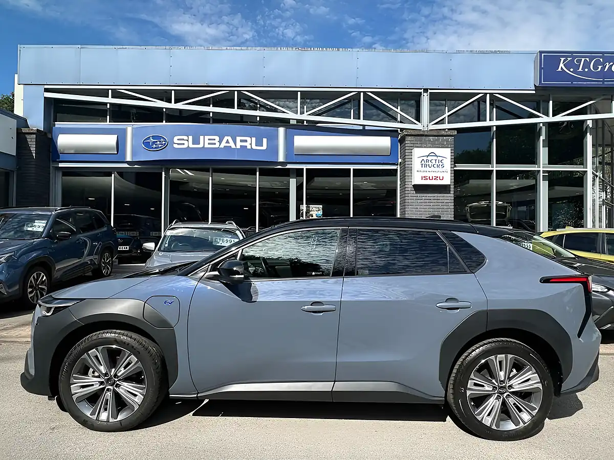 Used 2023 Subaru Solterra Touring Harbor Mist Grey - Interior and Exterior details 2