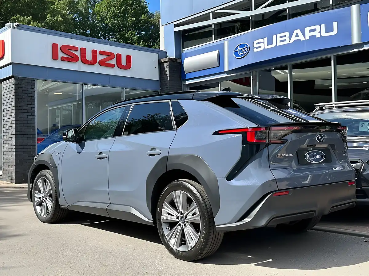 Used 2023 Subaru Solterra Touring Harbor Mist Grey - Interior and Exterior details 3