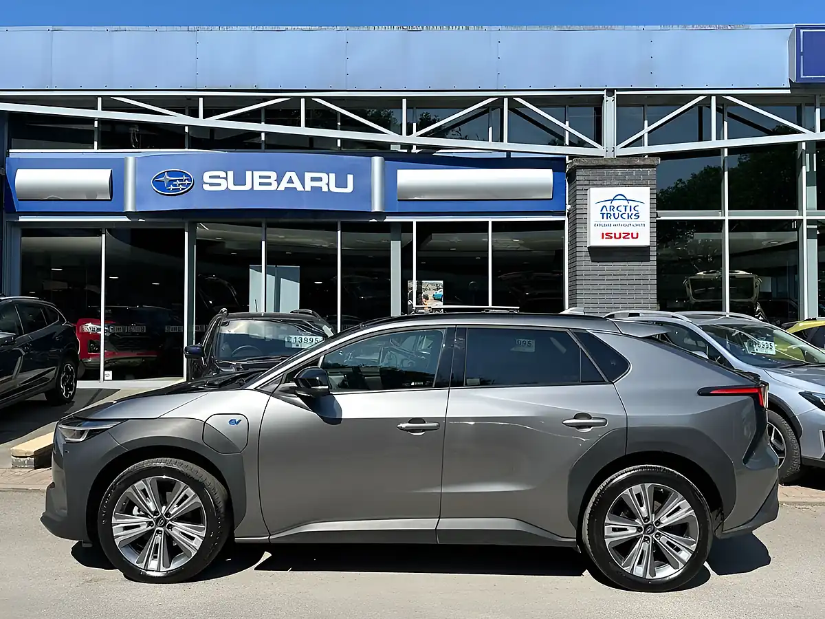 Used 2023 Subaru Solterra Touring Silver - Interior and Exterior details 2