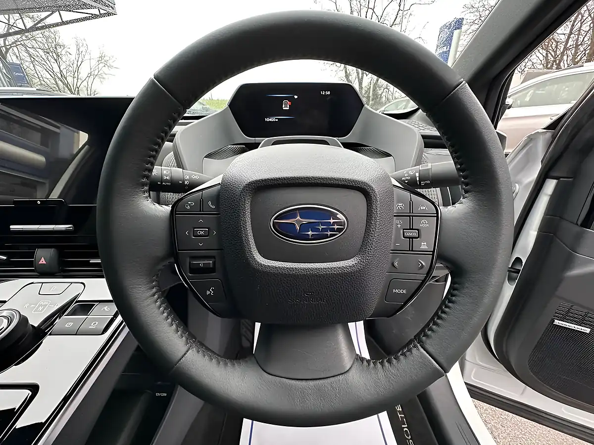 Used 2023 Subaru Solterra Touring White - Interior and Exterior details 11