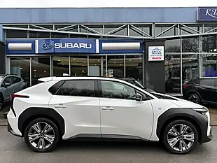 Used 2023 Subaru Solterra Touring White - Interior and Exterior details 5